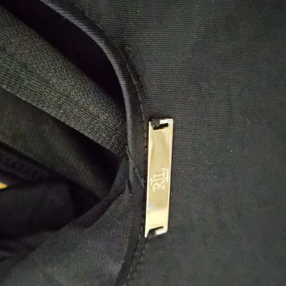 Lauren Ralph Lauren One Piece Swimsuit Size 10 Black - Picture 6 of 9